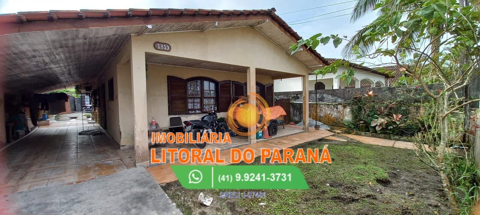 Casa Padrão - 3 quartos c/ 1 suíte - terreno 12 x 40 - Balneário Leblon - Pontal do Paraná