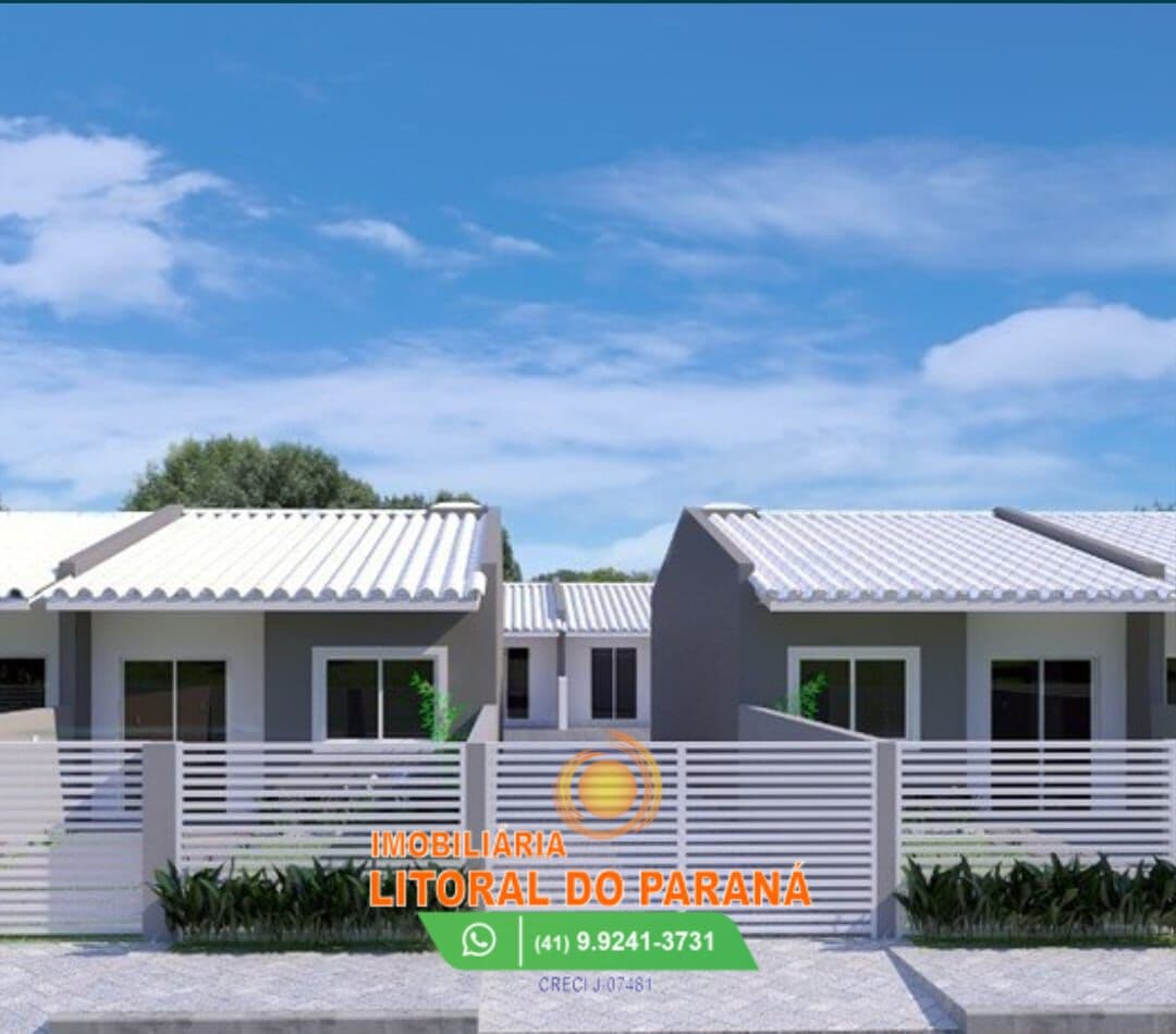 Ótima casa Geminada com 2 Quartos próximo a Caiobá (FINANCIE)