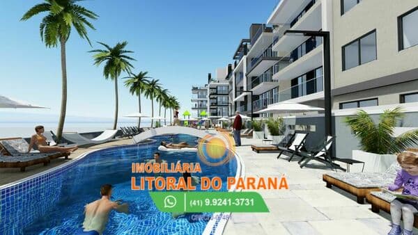 Apartamento Alto Padrão frente mar em Matinhos