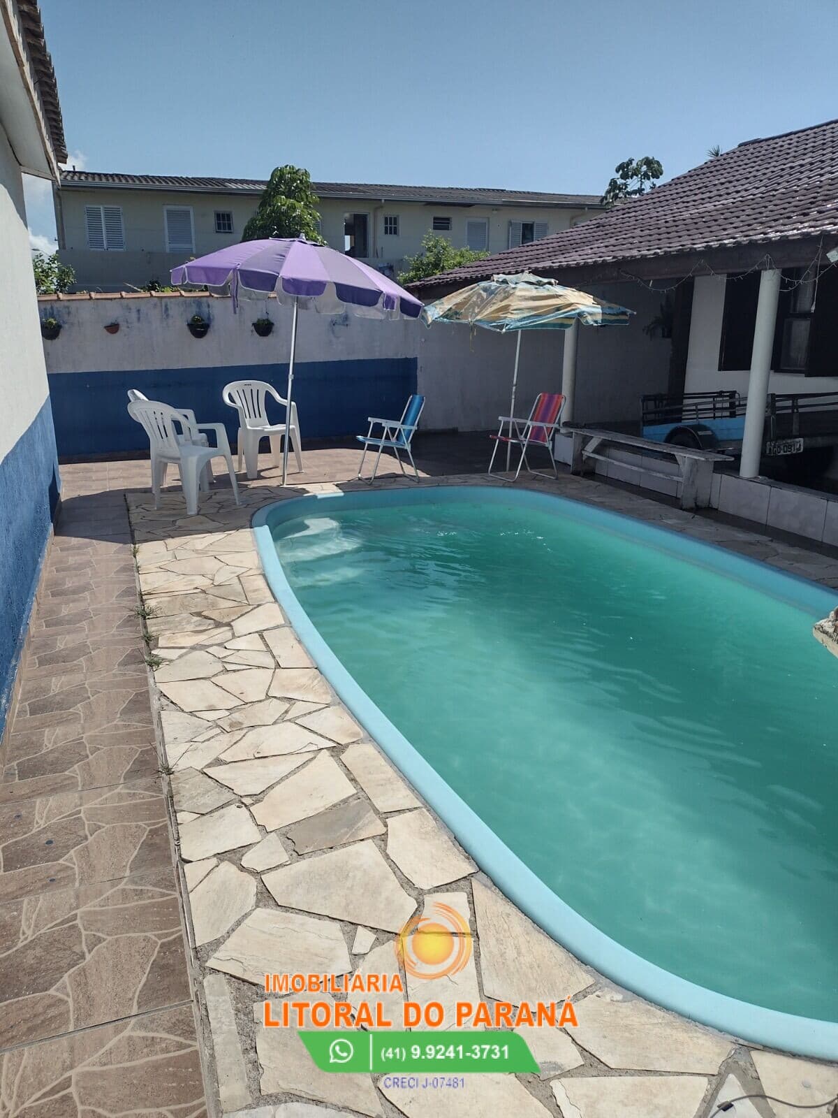 CASA 03 DORMITÓRIOS COM PISCINA- BAL. SHANGRI-LÁ - PONTAL DO PARANÁ