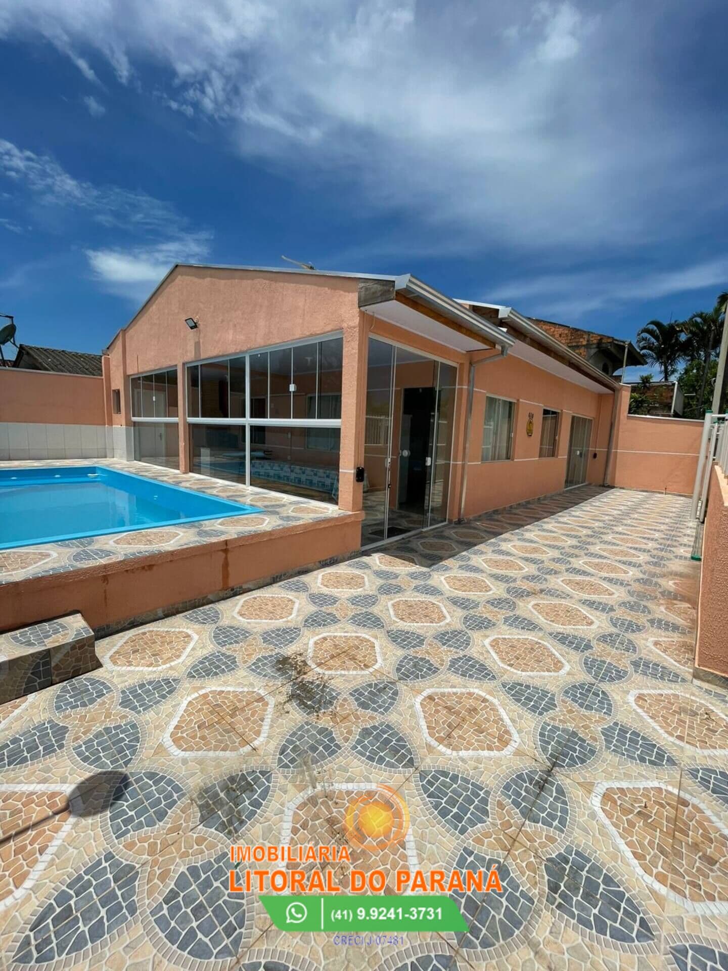 Casa 02 dormitórios,sendo uma suíte, com piscina - Ipanema -Pontal do Paraná!!!