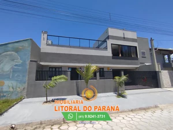 Sobrado 3 pavimentos - 05 dormitórios sendo 03 suítes - Balneário Ipanema - Pontal do Paraná