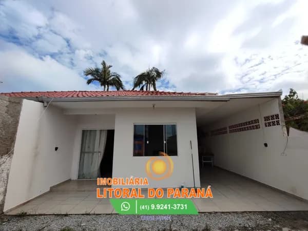 Casa 02 dormitórios com amplo terreno - Balneário Grajú - Pontal do Paraná
