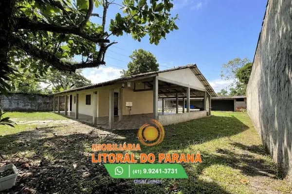 Casa com piscina em Balneário Canoas, terreno com 677,25m² - Pontal do Paraná/PR