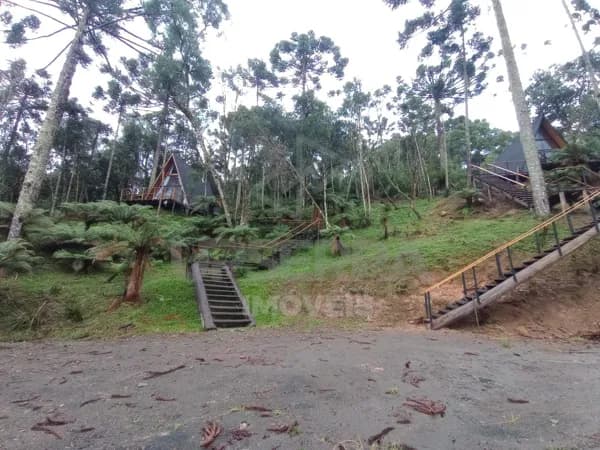 Área de 2 Hectares com 2 Cabanas Mobiliadas