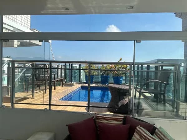 Cobertura com 4 quartos para vender na Barra da Tijuca, 262m2, Peninsula Aquarela