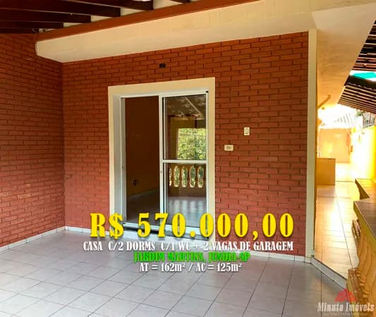 Casa 162m² c/ 2 Dorms c / 1 Wc + Área Gourmet + 1 Vaga Loc: Jardim Vila Martins, Jundiaí-SP
