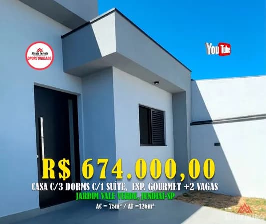 Casa em Jundiaí - Jardim Marambaia