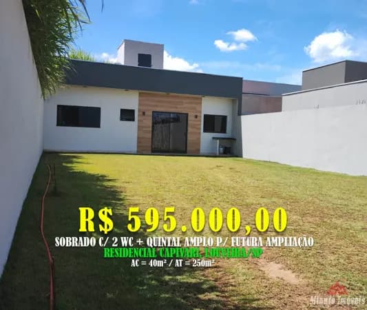 Casa à venda no Residencial Capivari – Louveira/SP Localização: atrás do Parque Capivari