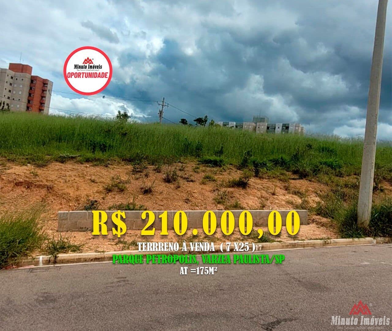 TERRENO À VENDA – PARQUE PETRÓPOLIS, VÁRZEA PAULISTA-SP
