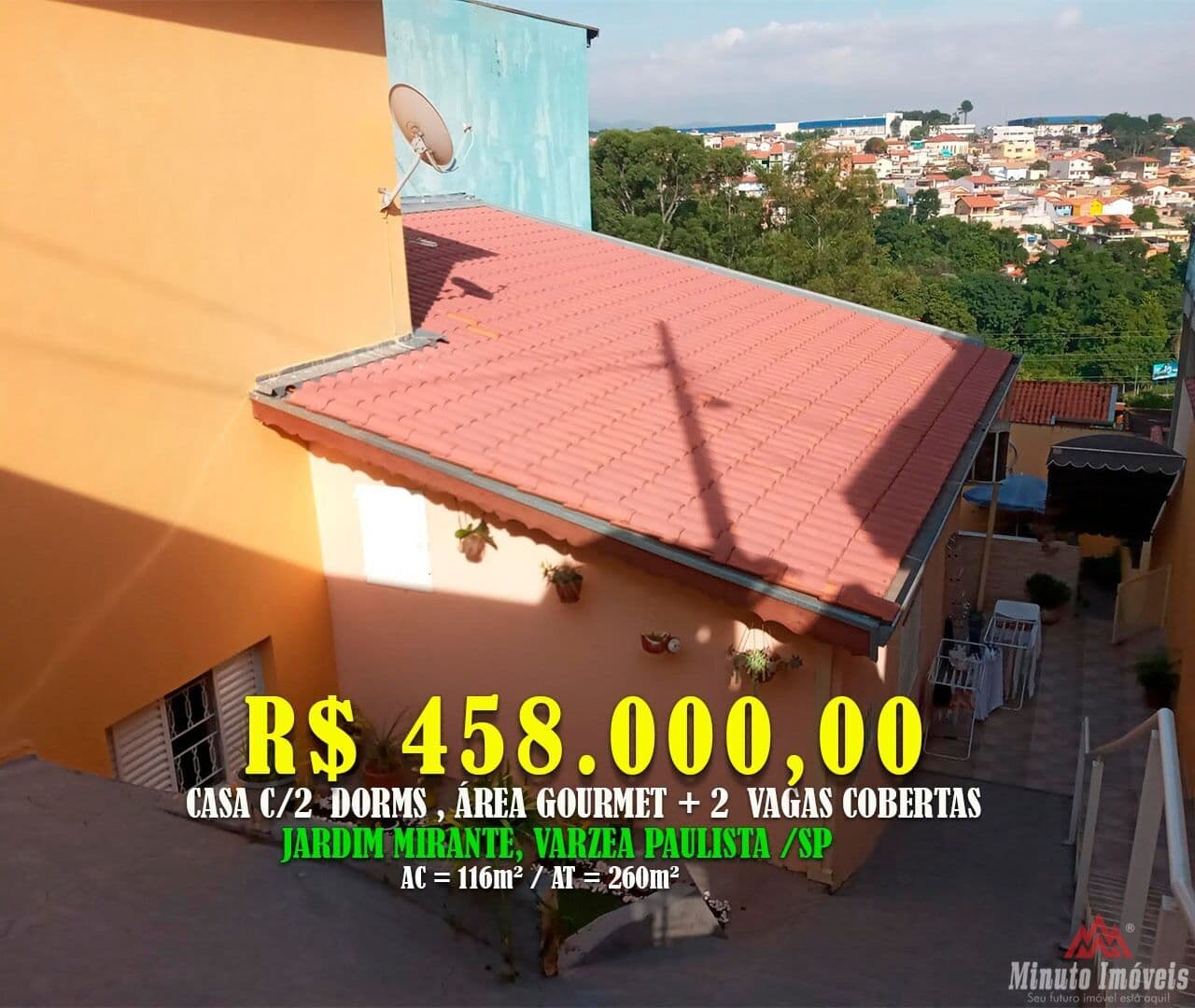 Casa térrea 116 m² c/ 2 Dorms + 2 Vagas - Várzea Paulista: Jard Mirante, Várzea Paulista-SP