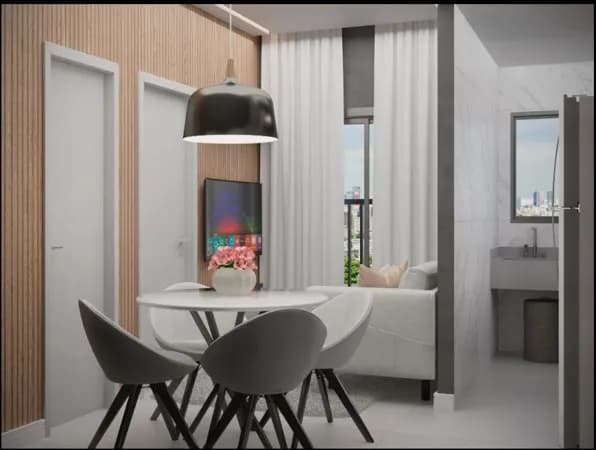 Apartamento 1 Dormitório Com Varanda em Promoção