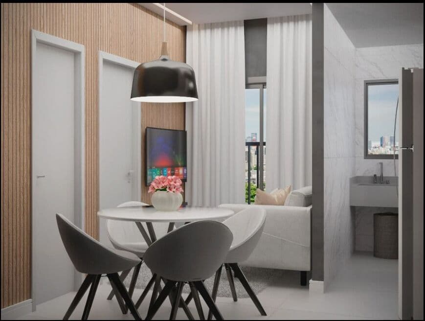 Apartamento 1 Dormitório Com Varanda em Promoção