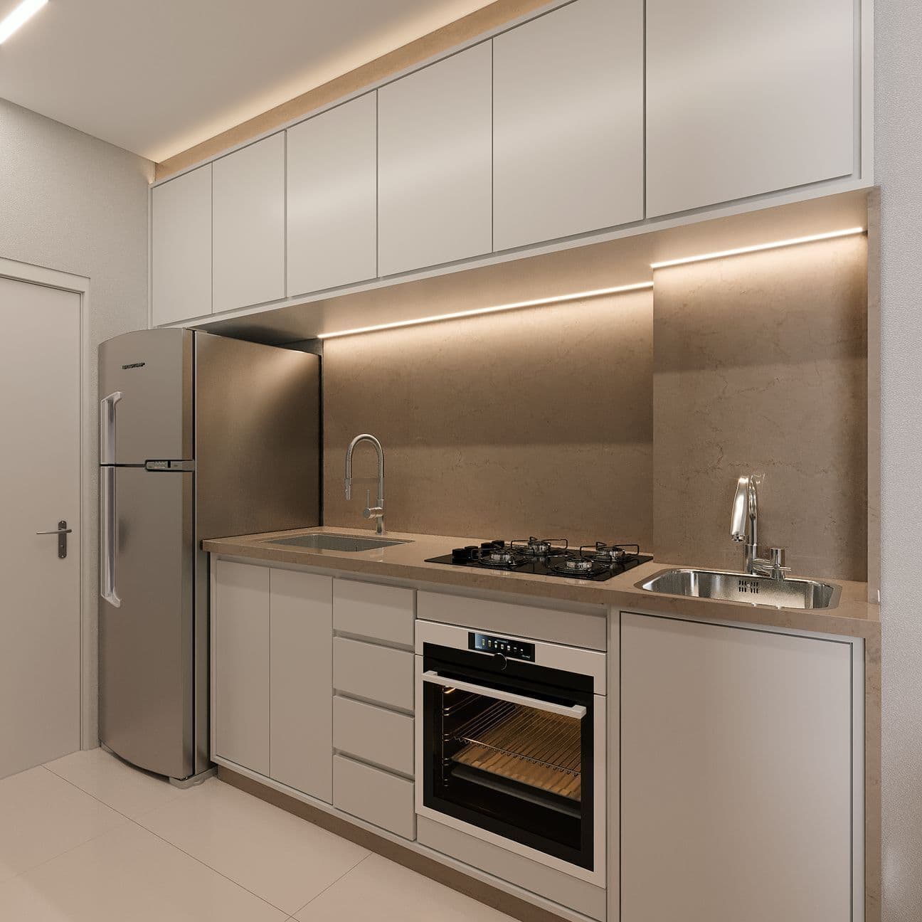 Apartamento 1 ou 2 Dormitórios em São Miguel