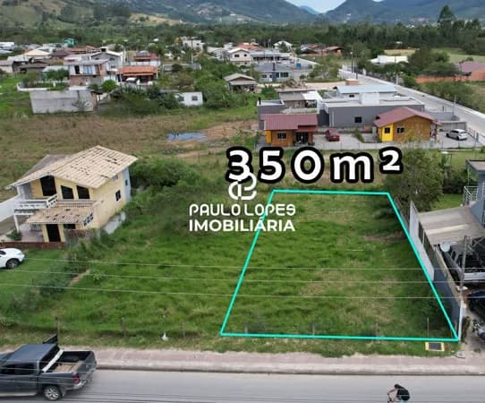 Lote 350m² na Geral da Areias em Paulo Lopes/SC - Terreno