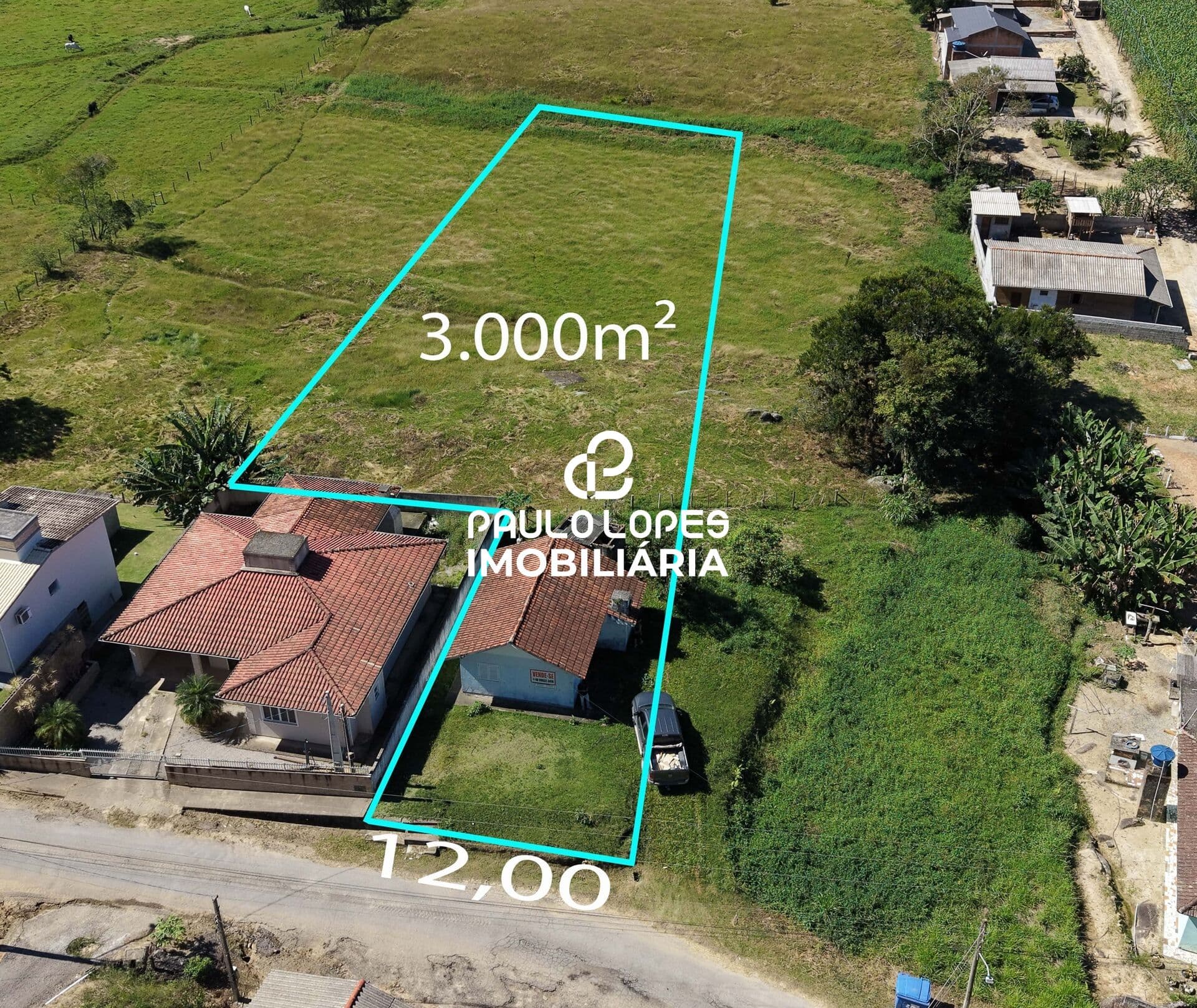 Terreno 3.000m² para Chacara em Paulo Lopes - Sitio