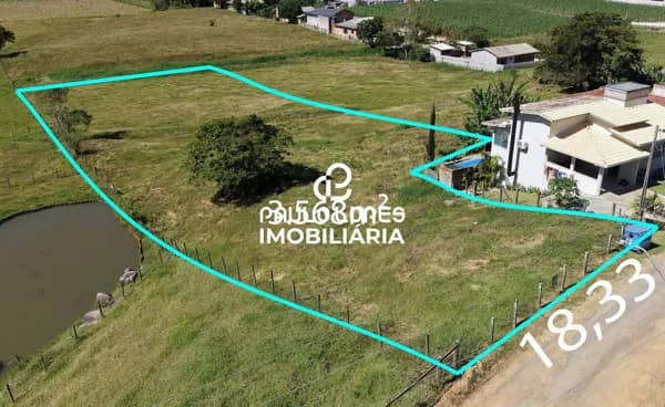 Terreno 3.500m² para Chacára a 2km da BR 101 - Sitio em Paulo Lopes