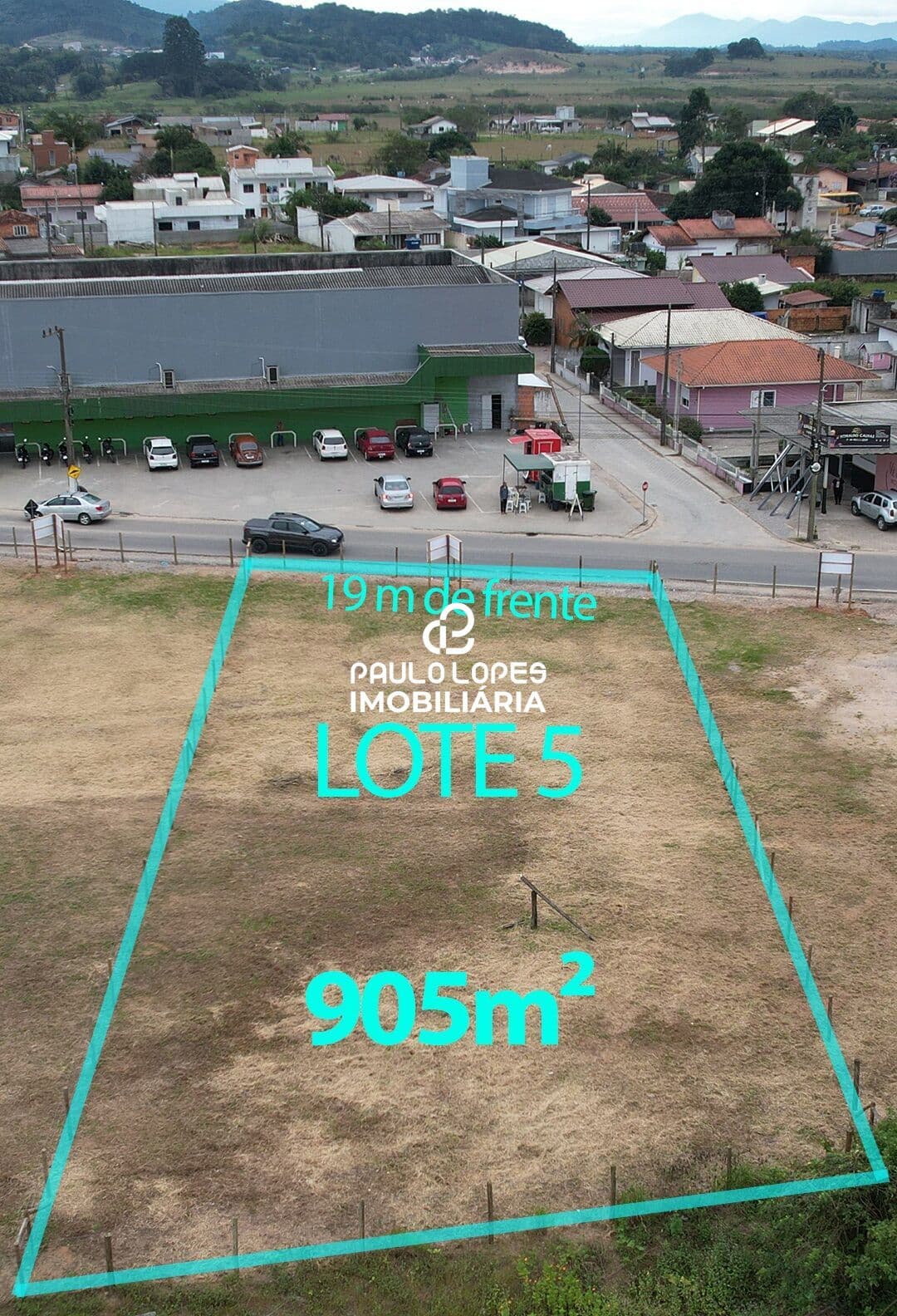 Lote 905,84m² comercial/residencial em Paulo Lopes - Areias - Terreno