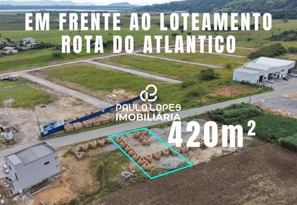 Lote 420m² na Geral - Areias em Paulo Lopes - comercial e residencial