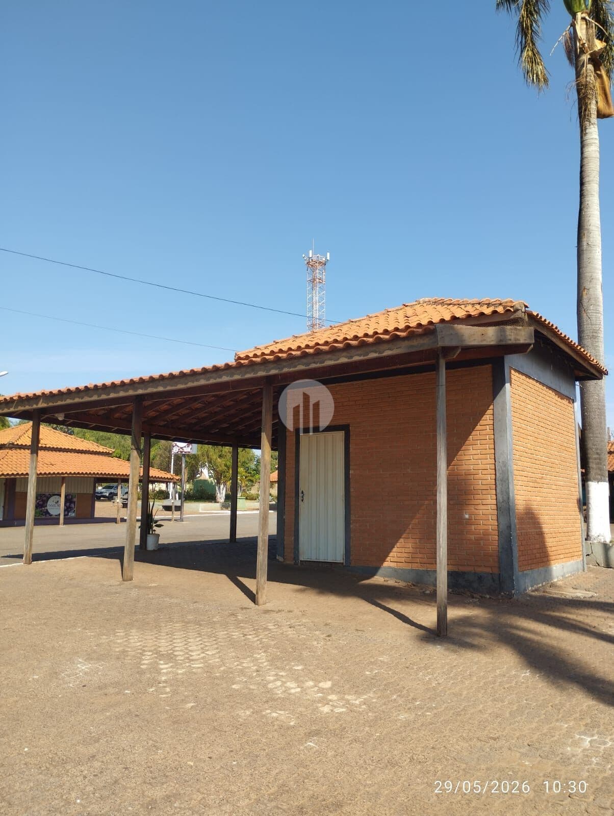Quiosque Central na praça da Matriz em Colômbia/SP