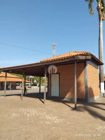 Quiosque Central na praça da Matriz em Colômbia/SP