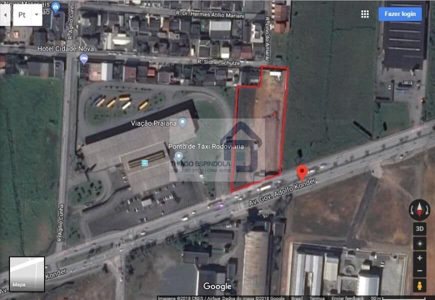 Terreno - 6.846,06 m² - Avenida Adolfo Konder
