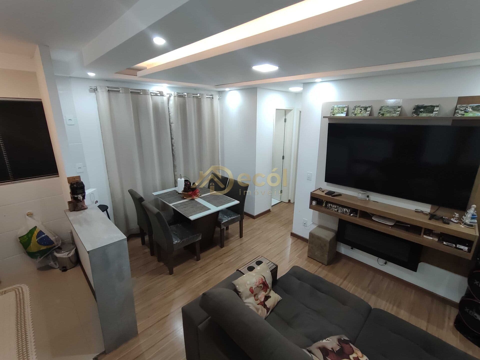 Lindo Apartamento Semi Mobiliado - Residencial Dallas - campo Largo/PR