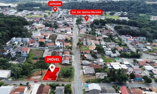 Excelente terreno à venda ABAIXO DO VALOR DE MERCADO em Campo Largo - JD. Esmeralda