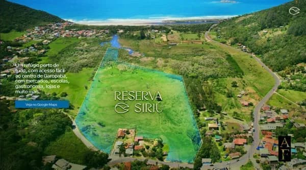 Lote/Terreno em Garopaba - Praia do Siriú