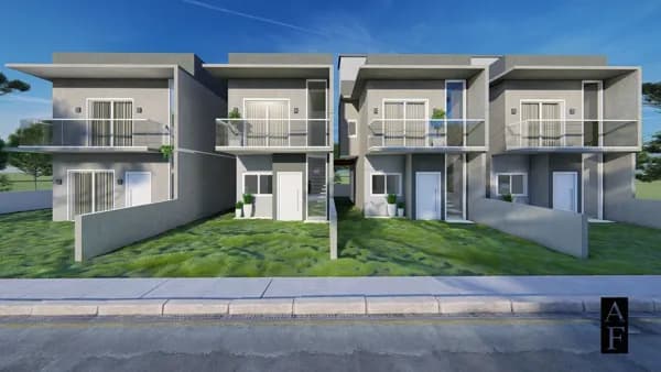 Casa 2 Dormitórios em Campo Duna