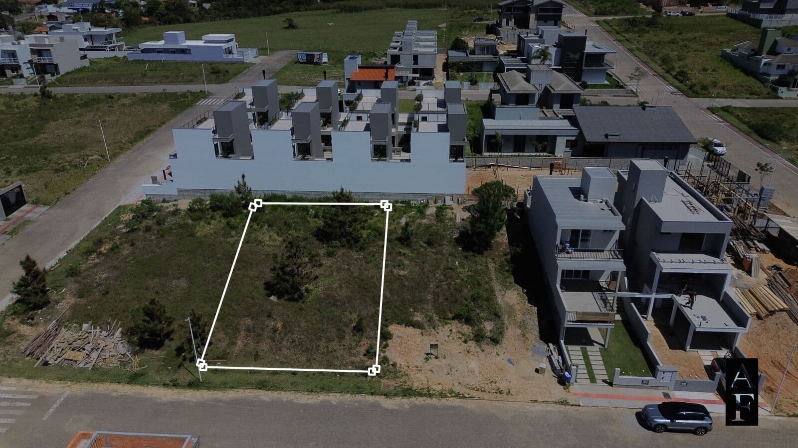 Terreno em Bairro Ferraz com Vista ao mar